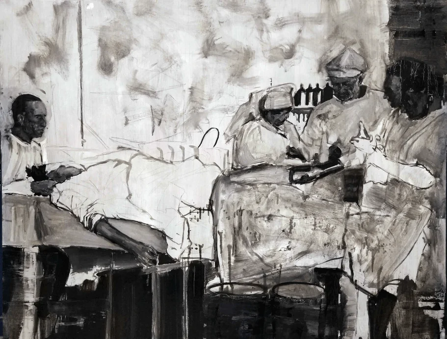 De medici, oil on canvas, 2018