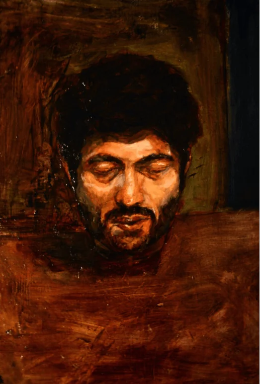 Testa, oil on canvas, 2014