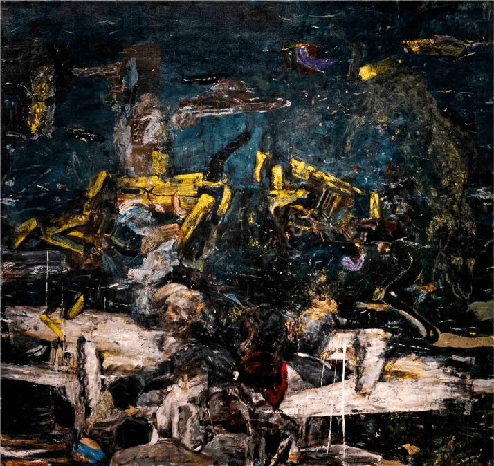 Unleashed State Hydrophobia, oil on canvas, 2020