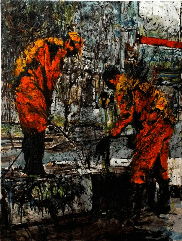Symbiosis, oil on canvas, 2020