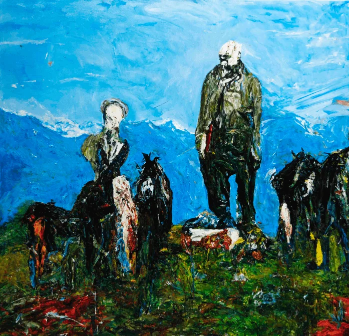 Shameful Prophets, oil on canvas, 2023