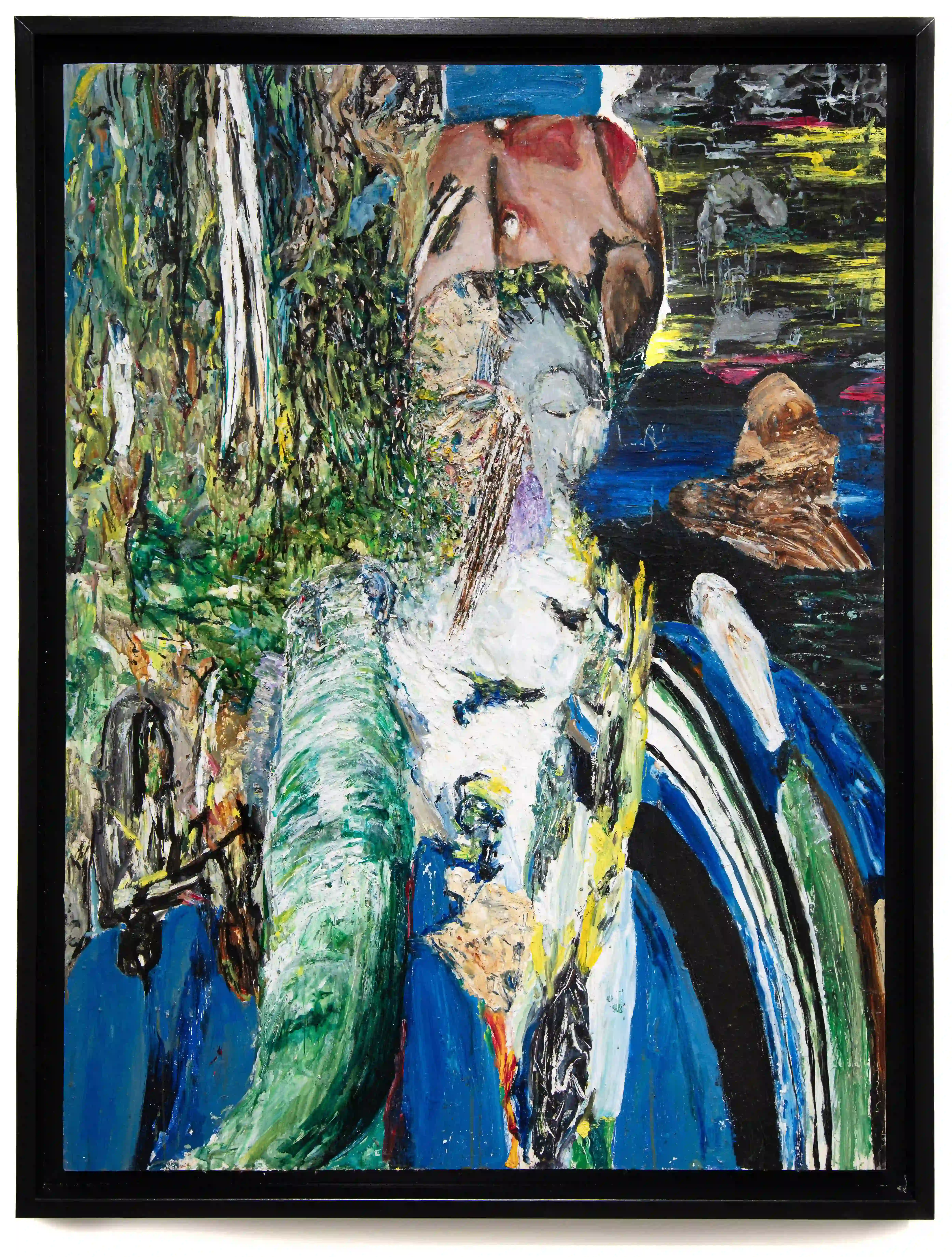 Keoeddon, oil on wooden board, 2024