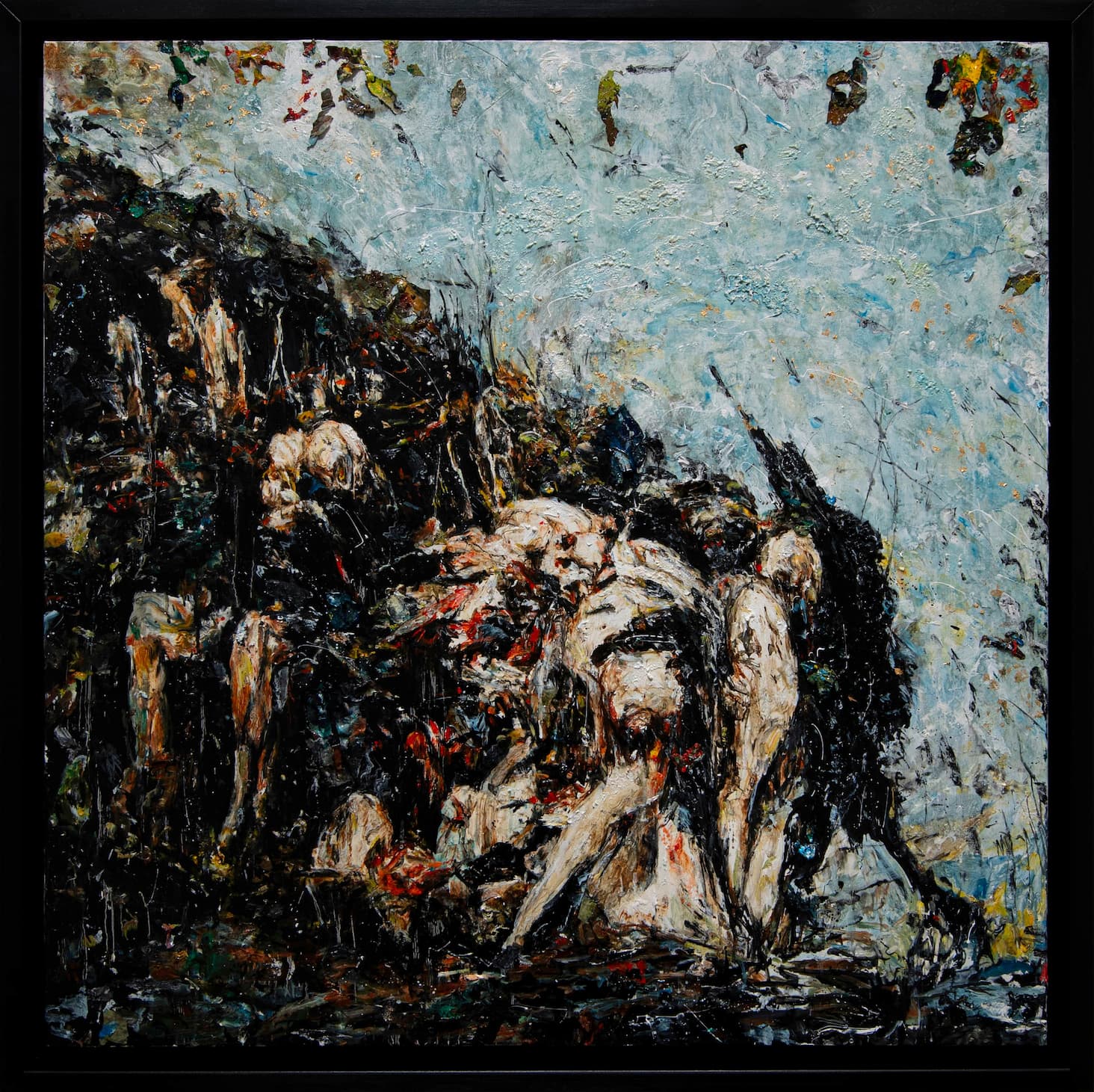Bicharegan 3, oil on canvas, 2025