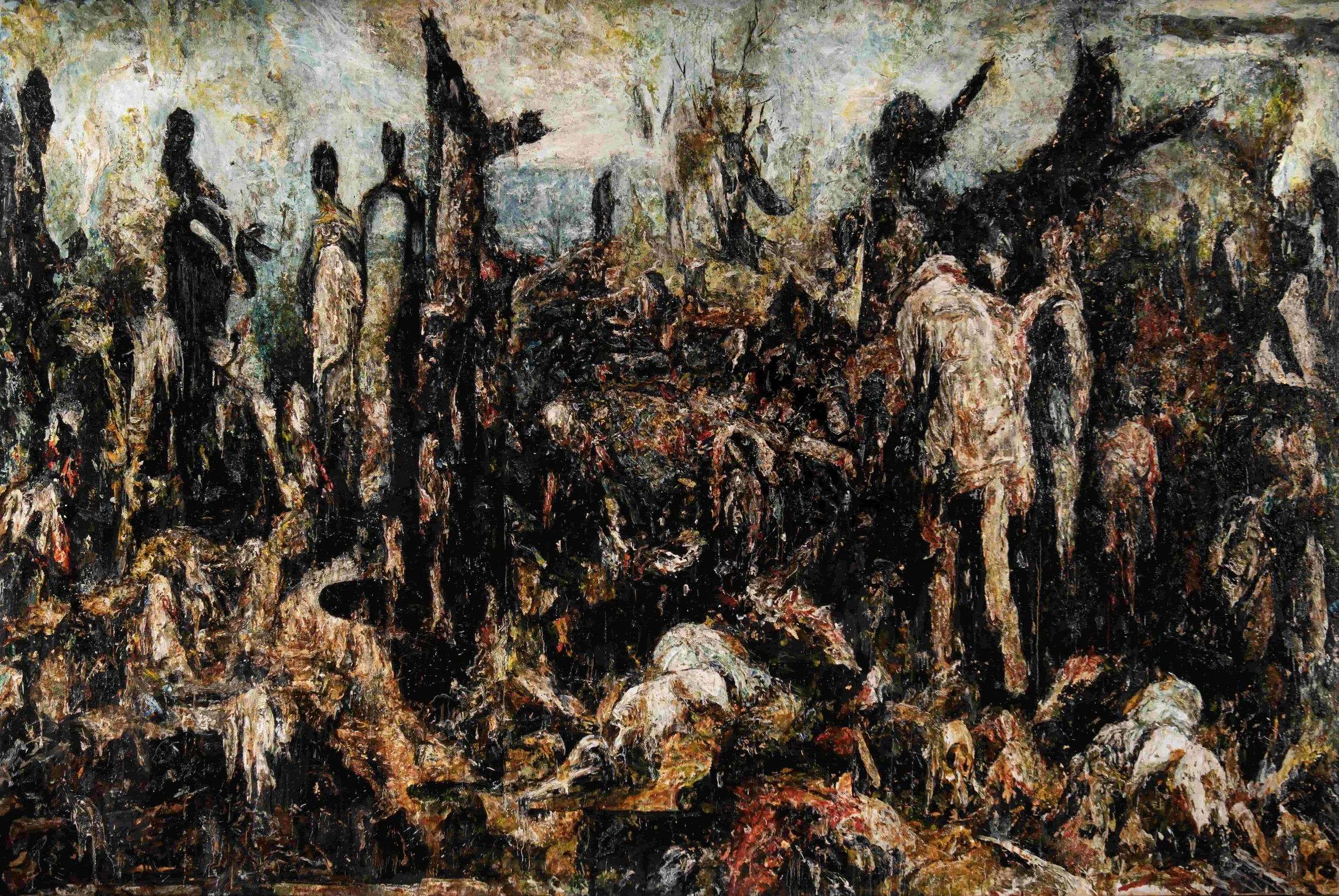 Bicharegan 4, oil on canvas, 2025