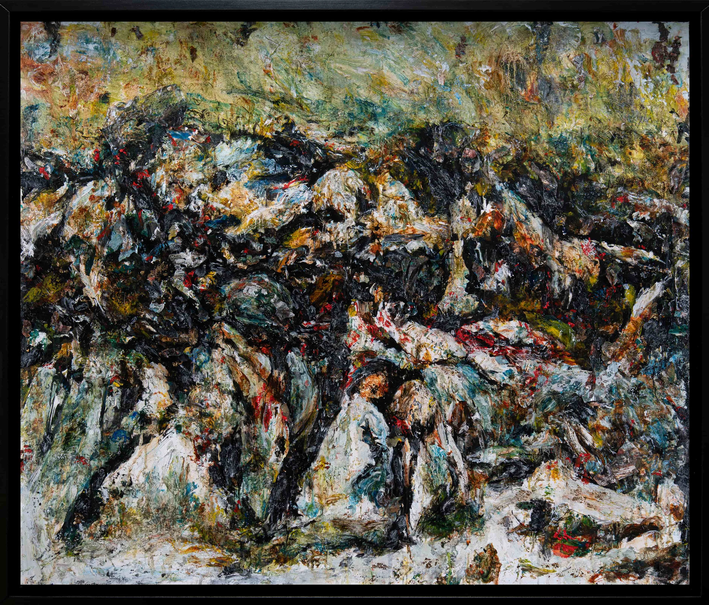 Bicharegan 6, oil on canvas, 2025