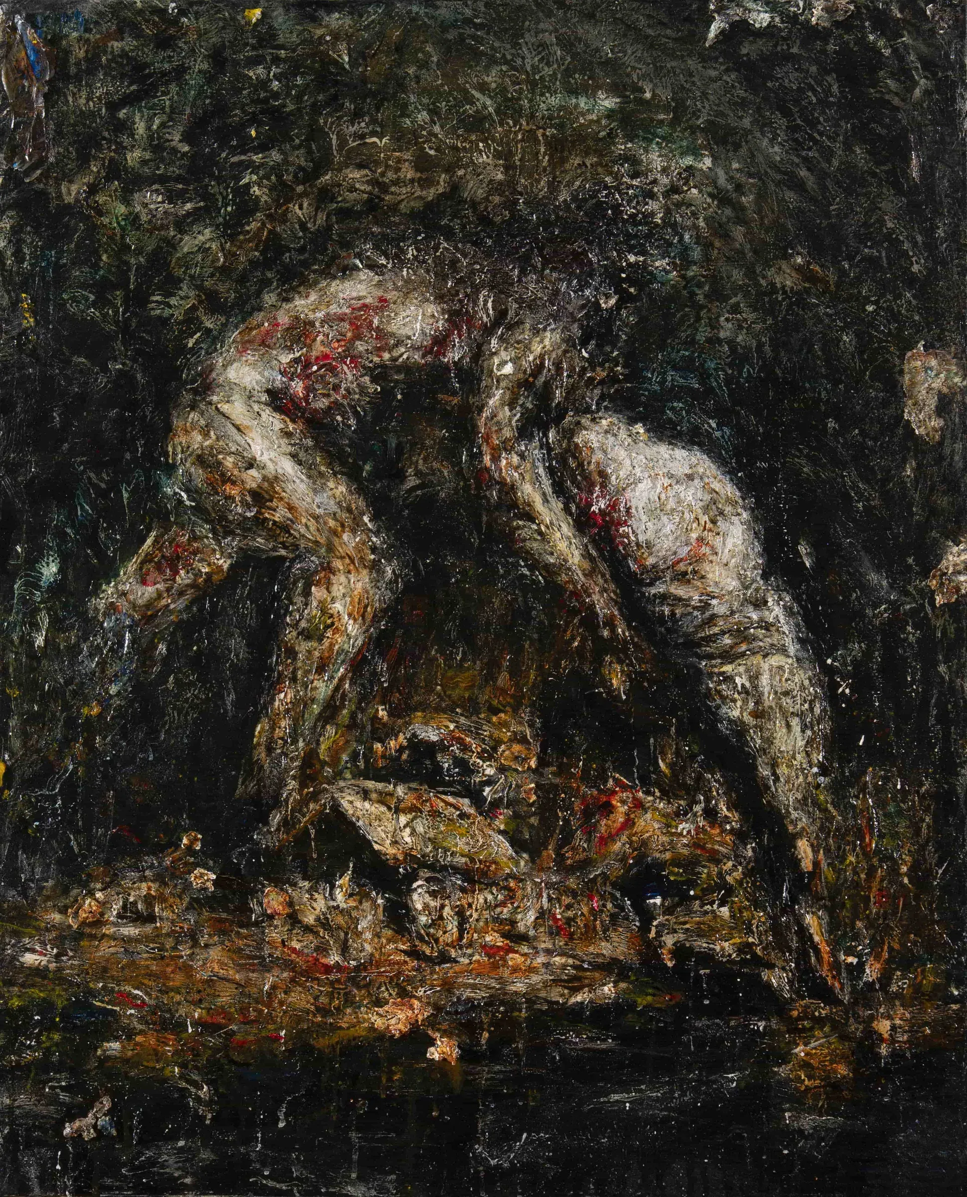 Bicharegan 8, oil on canvas, 2025