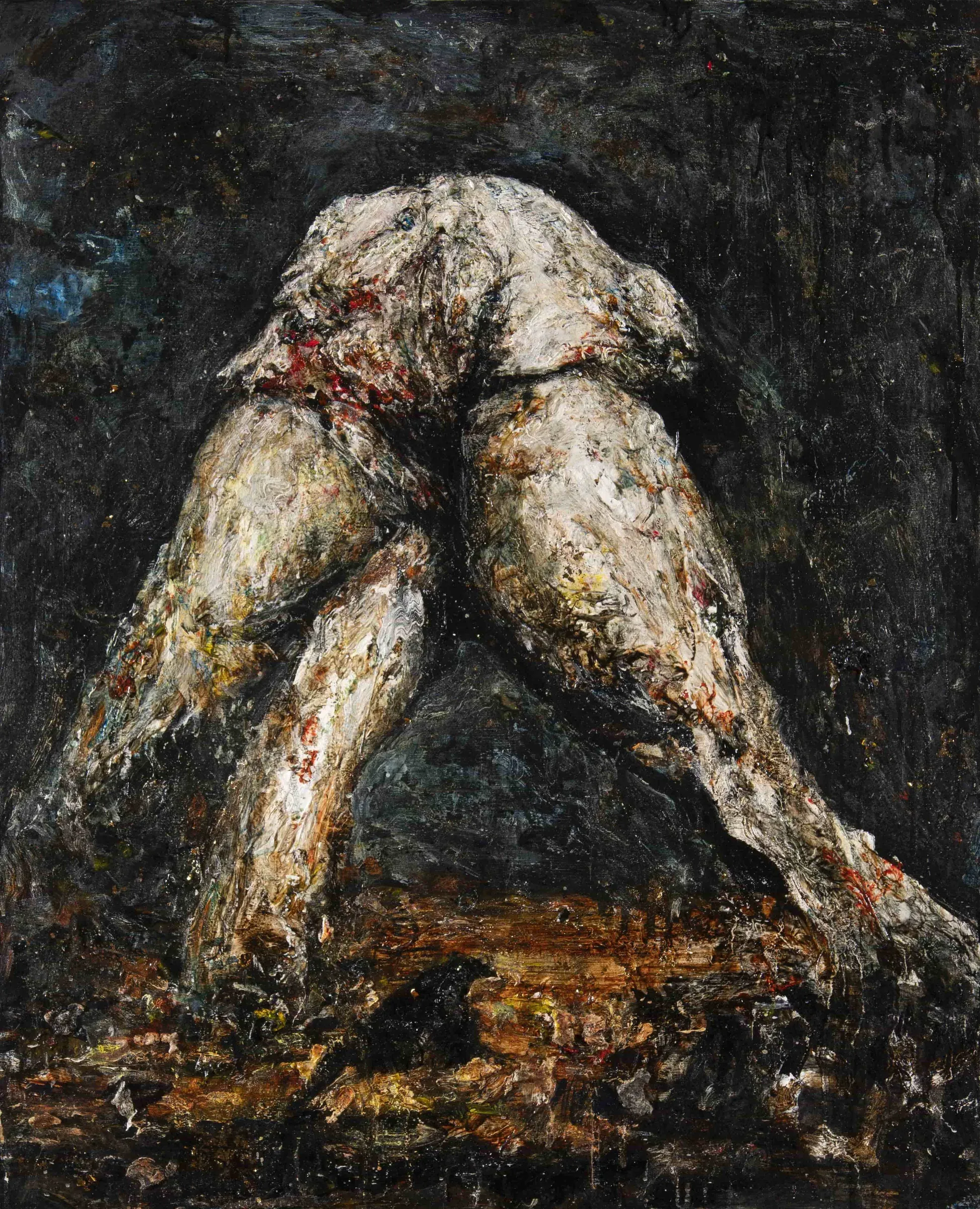 Bicharegan 9, oil on canvas, 2025