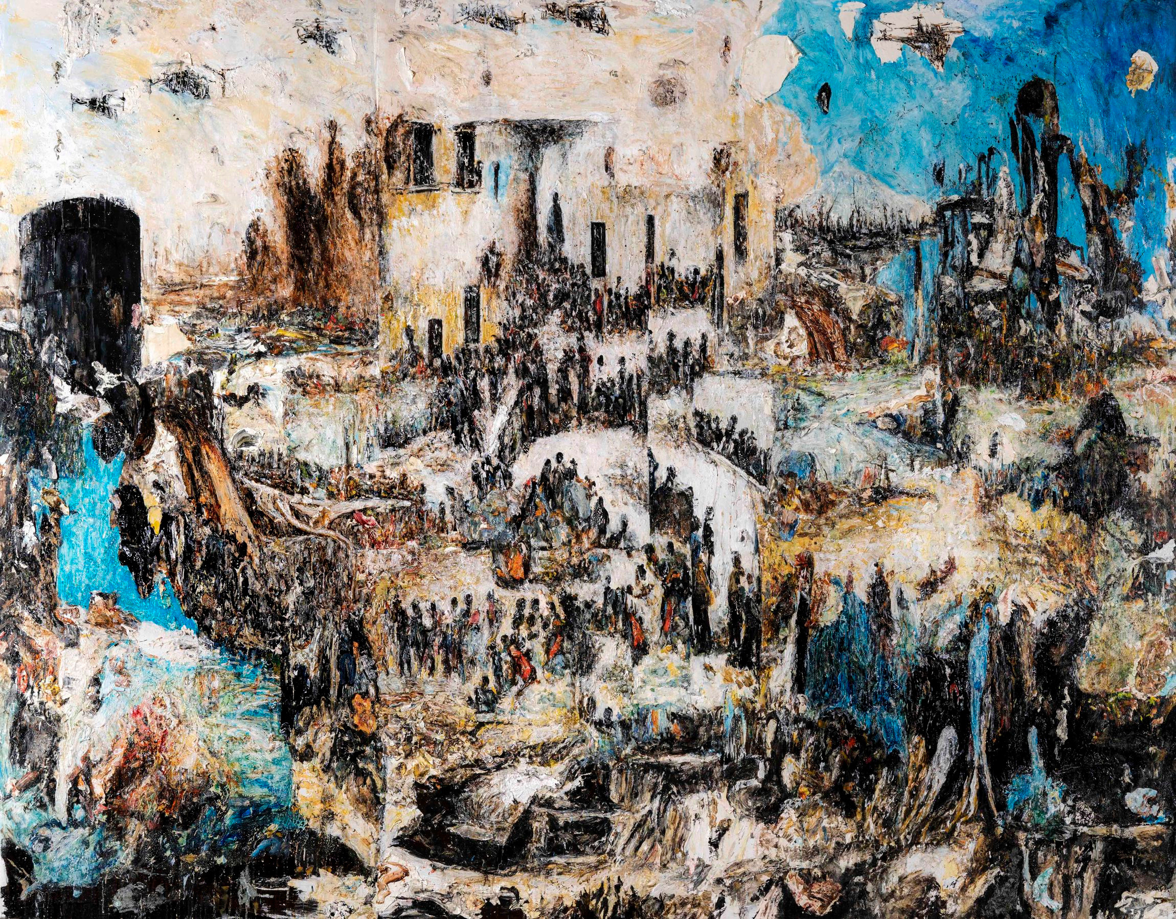 Idrarchia, oil on canvas, 2026