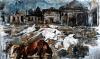 Il massacro dei cavalli di lavoratori
